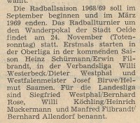 Mannschaften 1968