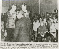 Sportplakette für Overbeck / Voßhans 1974